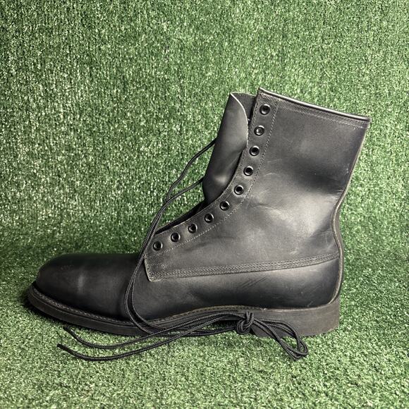 NEW - ADDISON SHOE COMPANY Vintage 1990 Combat Military Boots Steel Toe Mens 12 main image 7